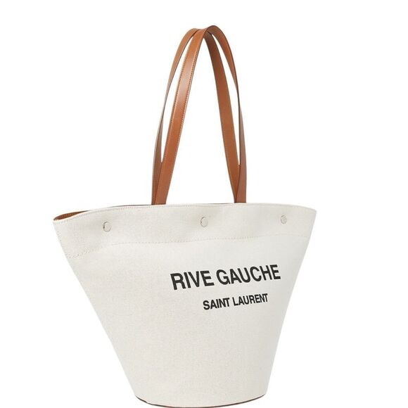 NWT YSL Rive Gauche Canvas Tote - Picture 5 of 5